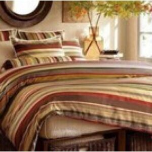 Pottery Barn Duncan Striped Duvet Bedding set